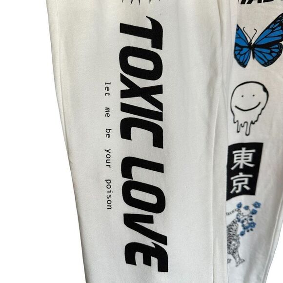 Adika Y2K Toxic Love Savage Phase Tramp Stamp Ying Yang Snake Tiger Butterfly Pu - Picture 9 of 14